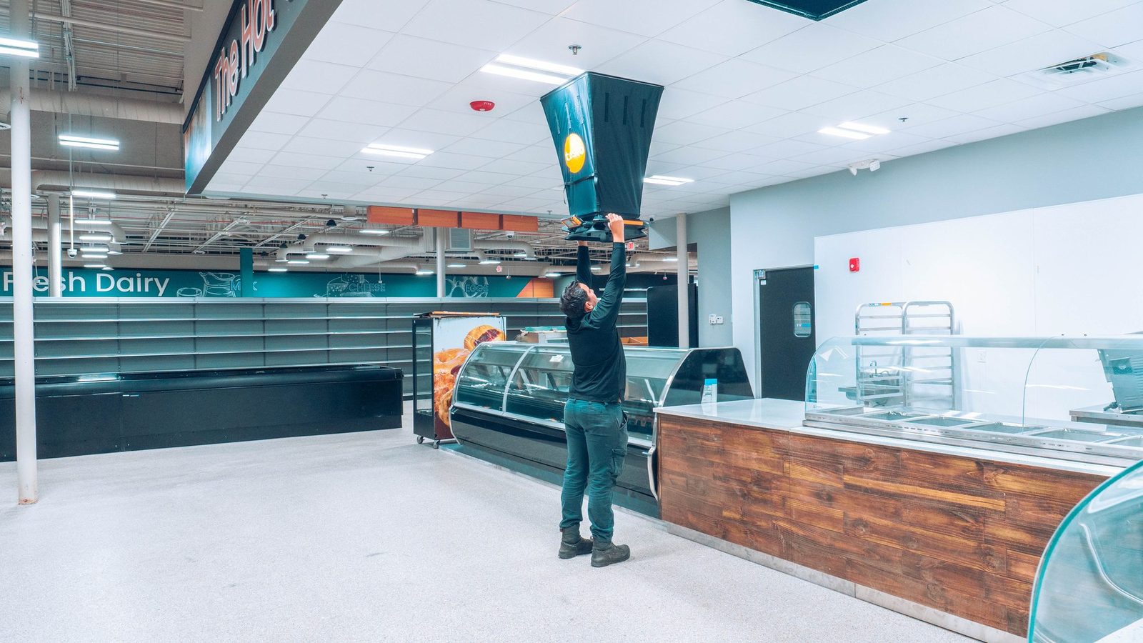 Airflow testing in a Florida supermarket to reduce energy use and carbon footprint